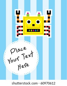 fun crab robot message