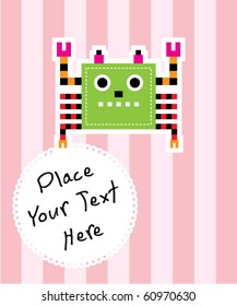 fun crab robot message