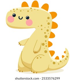 Fun dinosaur themed number seven for kids birthday celebration, perfect for dinosaur lovers, cute colorful vector design ideal for birthday invitations, party decor, festive supplies, joyful moments