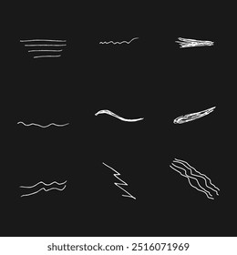 Fun doodle icons trendy abstract art designs