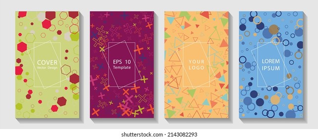 Fun Doodle Pattern Background With Abstract Shapes And Colors.  Invite And Invitation, Creative Organic Shape Backgroud Vector.