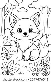 Fun and Easy Coloring Page for Kids