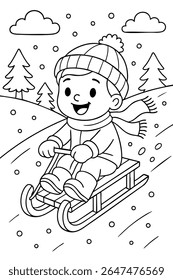 Fun and Easy Coloring Page for Kids