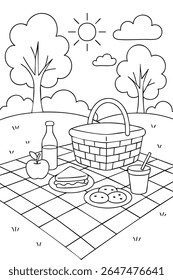 Fun and Easy Coloring Page for Kids
