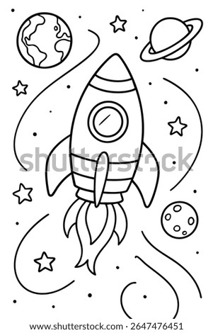 Fun and Easy Coloring Page for Kids