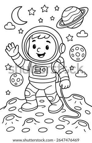 Fun and Easy Coloring Page for Kids