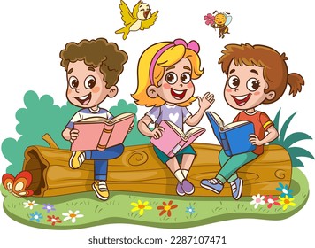 fun educational images with educational materials.Funny Kid Flying On Colorful Pencil cartoon vector