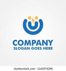 Fun Energy Logo Template