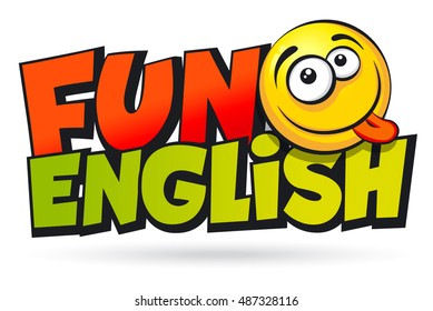 Fun English Inscription Vector Illustration Stock Vector (Royalty Free ...