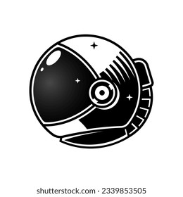 Fun explorer space astronaut mascot logo icon