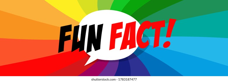 Fun Fact On Speech Bubble