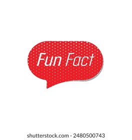 fun fact text information sign