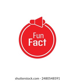 fun fact text information sign