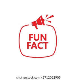 fun fact text information sign