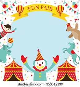 Fun Fair, Carnival, Circus, Frame, Amusement Park, festival