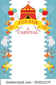 Fun Fair, Carnival, Circus, Frame, Amusement Park, festival