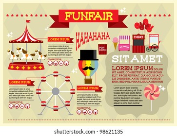 fun fair vector/illustration infographics