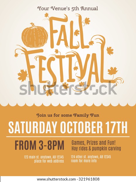 Fun Fall Festival\
Invitation Flyer