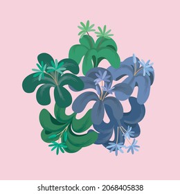 Fun and Fantasy Flower Illustration