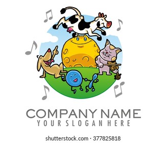 fun farm happy barn animal livestock image icon character