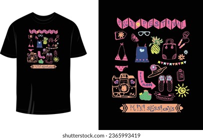Fun Festival in Summer Print Ready T Shirt Design For Woman