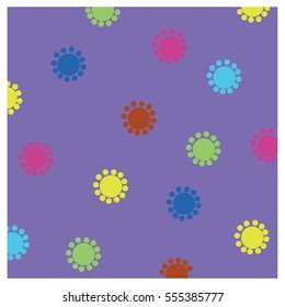 Fun Flowers Children Background 