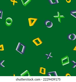 Juego divertido, Formas divertidas, Círculo abstracto geométrico, cuadrado, triángulo con fondo de juego de colores suaves, 3d hipnótico, Formas para caídas Diseñadas para niños y adolescentes desgastados, adecuado para impresión y decoración 