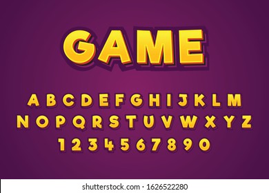 Fun Game text style effect Premium Vector