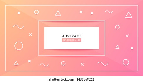 fun geometric shape background design