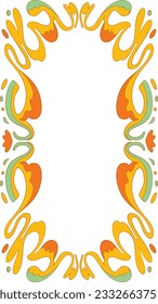 Fun Groovy Psychedelic Frame Element
