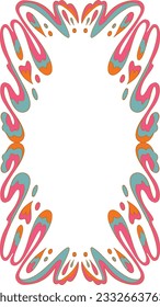 Fun Groovy Psychedelic Frame Element