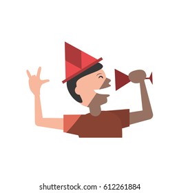 fun guy celebration happy