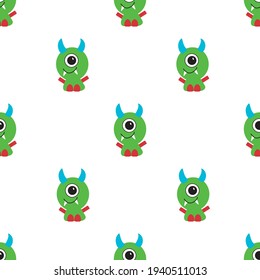 Fun and happy monsters for girls and boys! This cute pattern will make you smile. 