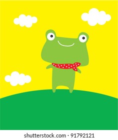 fun holiday happy frog