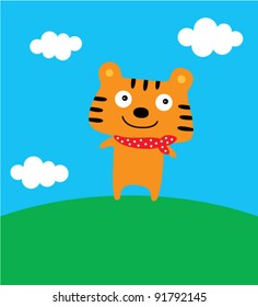 fun holiday happy tiger