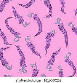 Fun hot chili pepper seamless pattern for wallpaper or coverage, wrapping paper, textile, fabric and other print and design.Vector flat illustration.