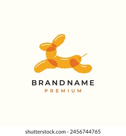 fun hot dog vector logo illutration for fast food street food restaurant business brand