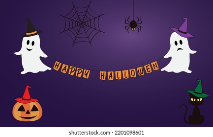 
A fun image with a happy halloween theme