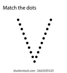 Fun and interactive A to Z matching dots activity designed to help kids learn alphabets through tracing and connecting.