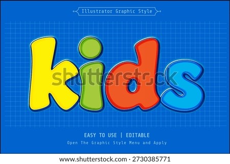 Fun Kids Comic Style Editable Text Effect