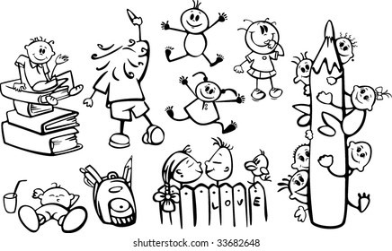 Fun kids for school design