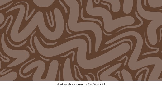 Fun line doodle seamless pattern. Creative minimalist style art background for children or trendy design with basic shapes. vector illustration.