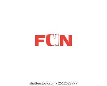 FUN logo make with vector arts