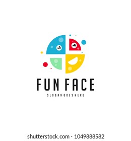 Fun logo vector