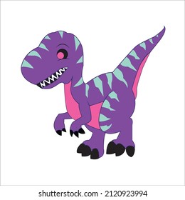 fun looking tyranosaurus with odd colors