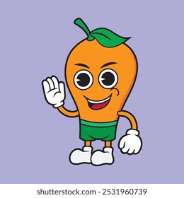 Um mascote de manga divertido, perfeito para ser o seu mascote de negócios
