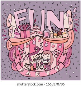 The fun of many monsters, vector design for illustration, cards and things or making websites.