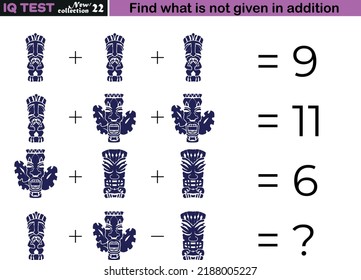 Fun math questions,Find the missing in addition. IQ test intelligence questions