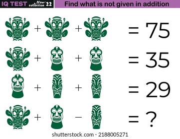 Fun math questions,Find the missing in addition. IQ test intelligence questions