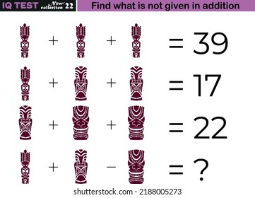 Fun math questions,Find the missing in addition. IQ test intelligence questions